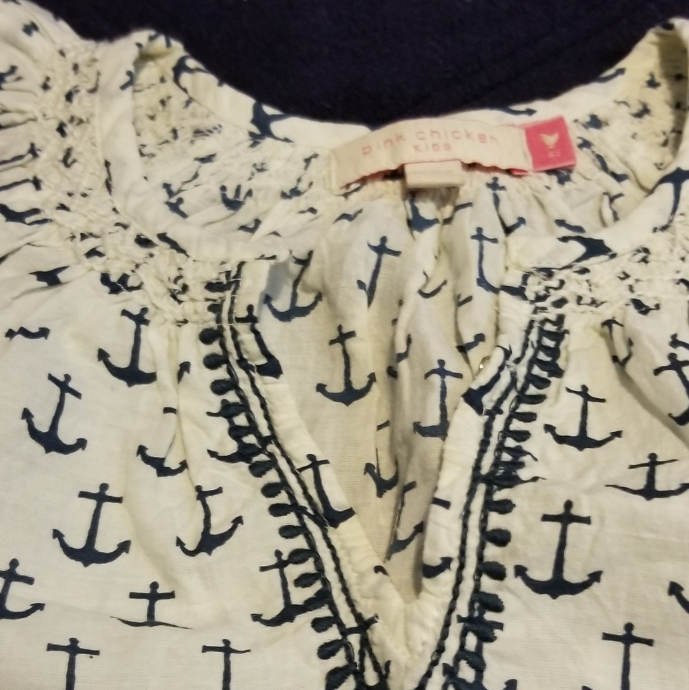 Girls Pink Chicken Dress